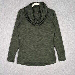 Storm Creek Cowl Neck Pullover Small Thumb Holes Mid Layer Fleece Lined Ski Snow